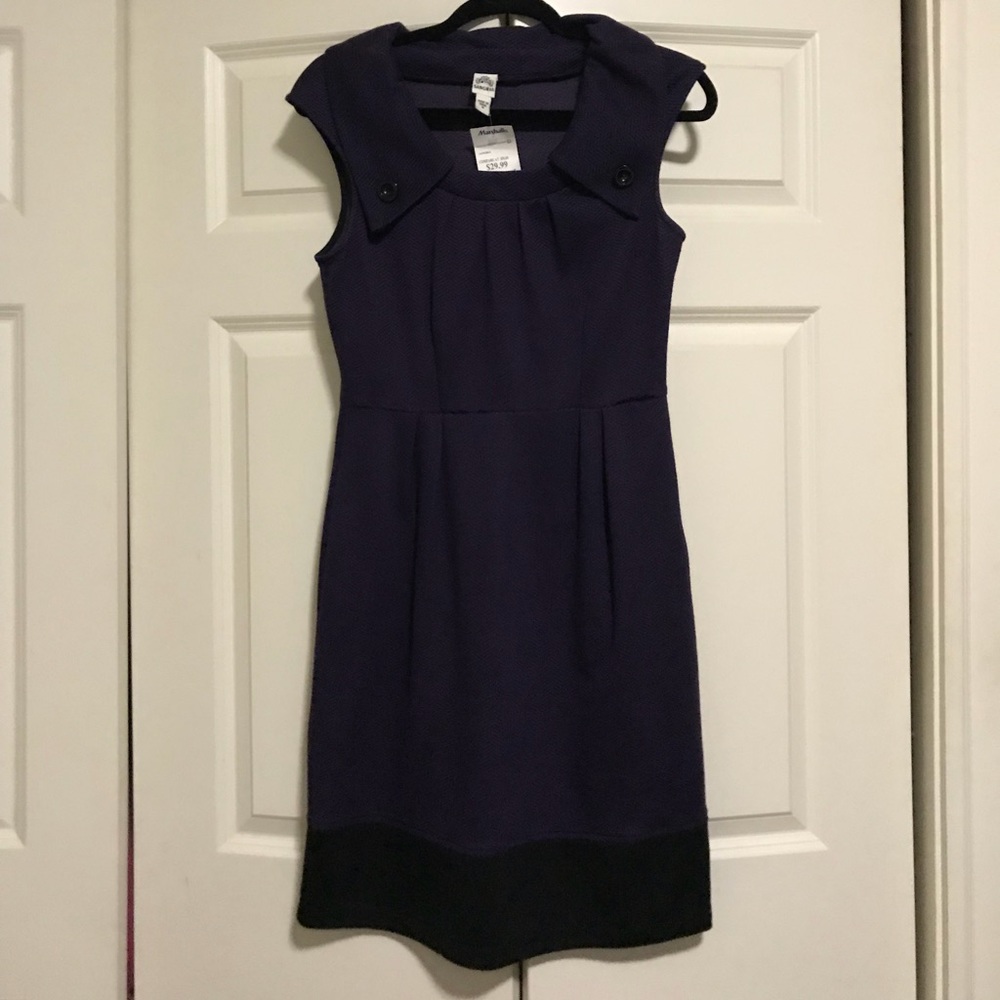 Sangria purple and black dress - NWT